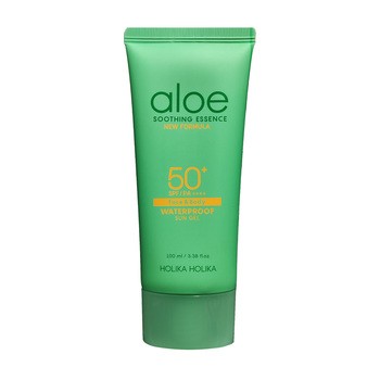 Holika Holika Aloe Waterproof Sun Gel, żel do twarzy i ciała SPF 50+, 100 ml
