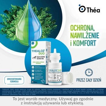 Thealoz Duo, krople do oczu, 10 ml