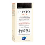 Phyto Color, farba do włosów, 3 ciemny kasztan, 1 opakowanie