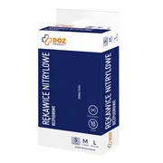 DOZ PRODUCT Rękawice nitrylowe, bezpudrowe, rozmiar S, 10 szt.