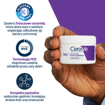 CeraVe Skin Renewing, krem z peptydami, 48 g