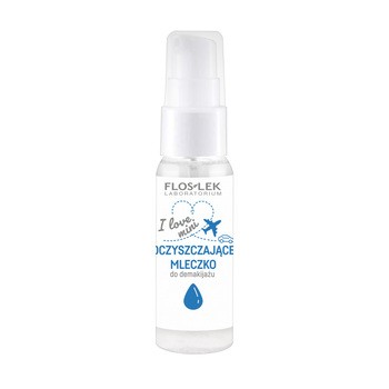 Flos-Lek I love mini, oczyszczające mleczko do demakijażu, 30 ml