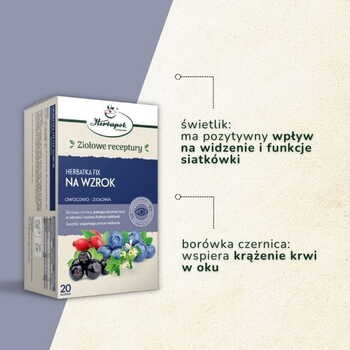Herbapol Kraków, herbatka fix, Na wzrok, 2 g x 20 szt.