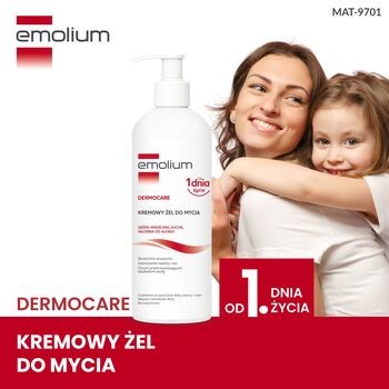 Emolium Dermocare, kremowy żel do mycia, 400 ml
