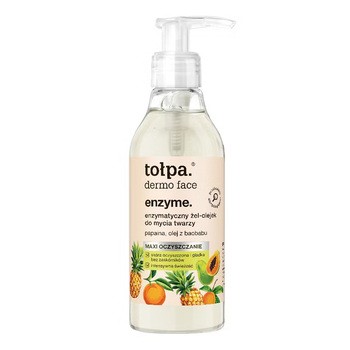 Tołpa dermo face enzyme., żel-olejek do mycia twarzy, 195 ml