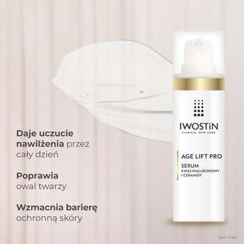 Iwostin Age Lift Pro, serum z kwasem hialuronowym i ceramidami, 30 ml