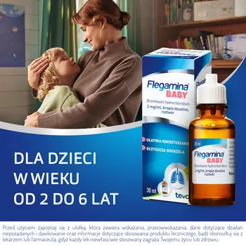 Flegamina Baby (2 mg/ml), krople doustne, 30 ml