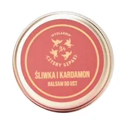Mydlarnia 4 Szpaki, Śliwka i Kardamon, balsam do ust, 15 ml
