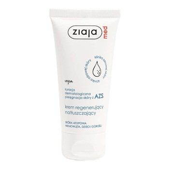 Ziaja Med Kuracja Dermatologiczna Pielęgnacja skóry z AZS, krem regenerująco-natłuszczający, 50 ml