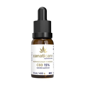 Canaticann, rozpuszczalny w wodzie CBD 15%, krople, 10 ml