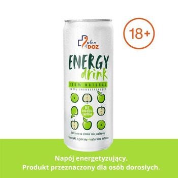 Plan by DOZ Energy Drink, 100% Natural, napój energetyzujący, 250 ml