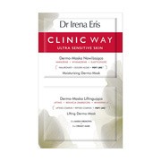 Dr Irena Eris Clinic Way, dermo-maska nawilżająca + dermo-maska liftingująca, 6 ml, 2 saszetki
