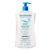 Neutraderm Baby, delikatna woda oczyszczająca 3 w 1, 1 l