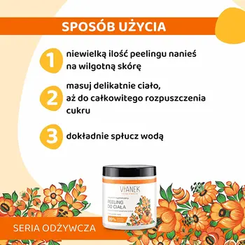 Vianek, odżywczo-wygładzający peeling do ciała, 250 ml
