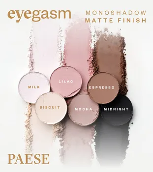 Paese Eyegasm, cień do powiek monoshadow, 06 cashmere, 1,5 g