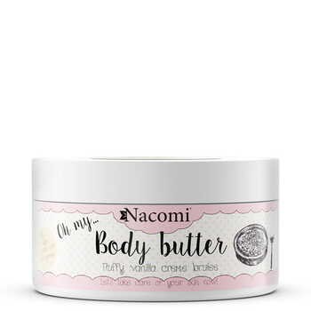 Nacomi, masło do ciała, waniliowe crème brulee, 100 ml