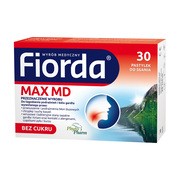 Fiorda Max MD, pastylki do ssania, 30 szt.