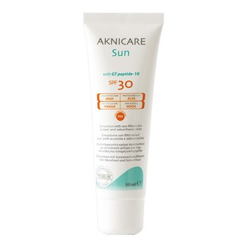 Synchroline Aknicare Sun, emulsja z filtrem ochronnym SPF 30, 50 ml