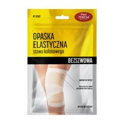 Pani Teresa, opaska elastyczna stawu kolanowego, bezszwowa, czarna, rozmiar M, 1 szt.