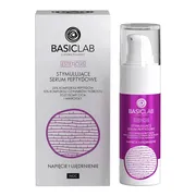 BasicLab Esteticus, stymulujące serum peptydowe do twarzy na noc Napięcie i Ujędrnienie, 30 ml