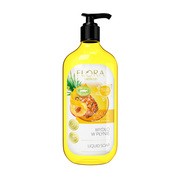 Flora by Ecos lab, mydło w płynie, tropikalny koktajl, 500 ml