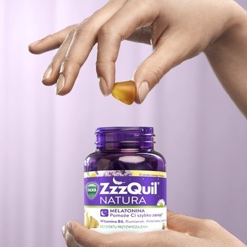 ZzzQuil Natura, żelki o smaku mango i banana, 30 szt.
