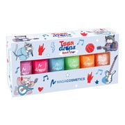 Maga Cosmetics, Teen Drops Rockstar V.03, zestaw lakierów do paznokci, 6 x 6 ml