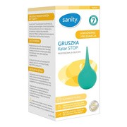 Sanity Gruszka katar STOP, z miękką końcówką nr 7, 6 - 12m
