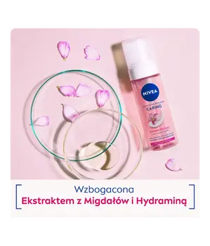 Nivea Caring, pielęgnująca pianka do oczyszczania twarzy, 150 ml