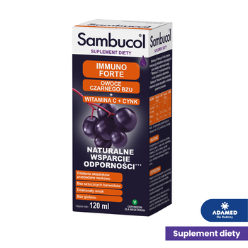Sambucol Immuno Forte, płyn, 120 ml