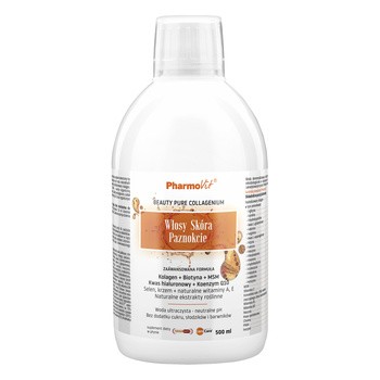 Pharmovit Włosy Skóra Paznokcie, płyn, 500 ml
