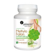 Aliness Methylo Folian 5-MTHF 600 μg, kapsułki, 100 szt.