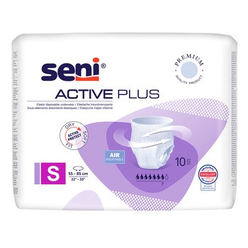 Seni Active Plus, majtki chłonne, rozmiar S, 10 szt.