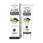 Equilibra, aloesowa pasta do zębów oczyszczająca, 75 ml