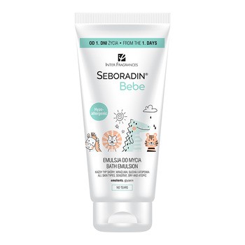 Seboradin Bebe, emulsja do mycia intensywnie nawilżająca, 200 ml