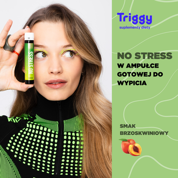 Triggy No Stress, płyn, smak brzoskwiniowy, 25 ml