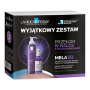Zestaw La Roche-Posay Mela B3, Mikro-peelingujący żel oczyszczający przeciw przebarwieniom, 200 ml + Skoncentrowane serum przeciw przebarwieniom, 30 ml