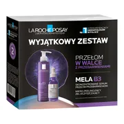 Zestaw La Roche-Posay Mela B3, Mikro-peelingujący żel oczyszczający przeciw przebarwieniom, 200 ml + Skoncentrowane serum przeciw przebarwieniom, 30 ml