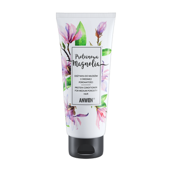 Anwen Proteinowa Magnolia, odżywka do włosów o średniej porowatości, 200 ml