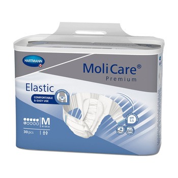 Molicare Premium Elastic 6K, pieluchomajtki, rozmiar M, 30 szt.