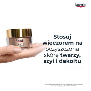 Eucerin Hyaluron-Filler + Elasticity krem na noc, do skóry dojrzałej, przeciwzmarszczkowy, 50 ml