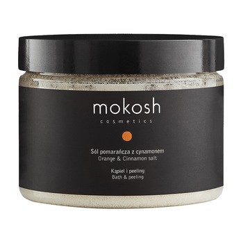 Mokosh, sól do kąpieli i peelingu Pomarańcza z cynamonem, 600 g