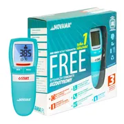 Termometr Novama Free, NT17, bezdotykowy, akwamaryna, 1 szt.