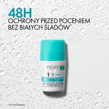 Vichy, antyperspirant w kulce 48h, przeciw śladom na ubraniach, 50 ml