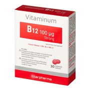 Vitaminum B12 100 mcg Strong, tabletki, 30 szt.