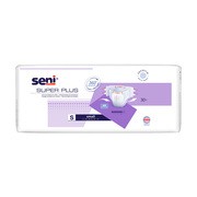 Seni Super Plus, pieluchomajtki dla dorosłych, rozmiar S, 30 szt.