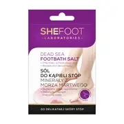 Bielenda SheFoot, sól do kąpieli stóp, minerały z Morza Martwego, 55 g