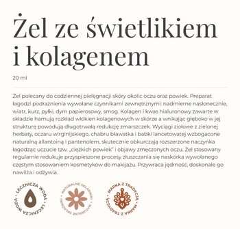 GorVita, żel ze świetlikiem i kolagenem, 20 ml