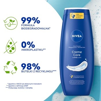 Nivea Creme Care, żel pod prysznic, 500 ml