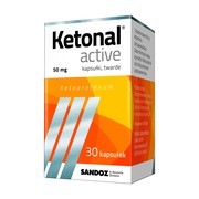 Ketonal Active, 50 mg, kapsułki twarde, 30 szt.